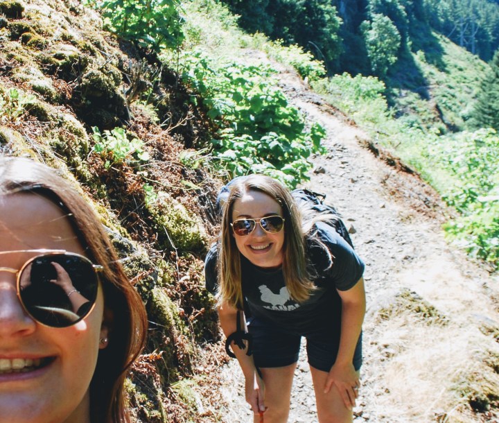 Hole in the wall selfie